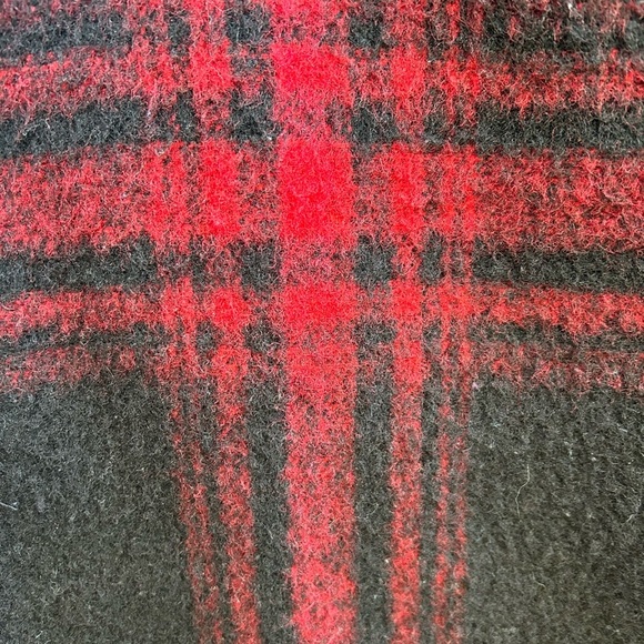 Michael Michael Kors Red Plaid Wool blend Jacket, size XL - Picture 8 of 10